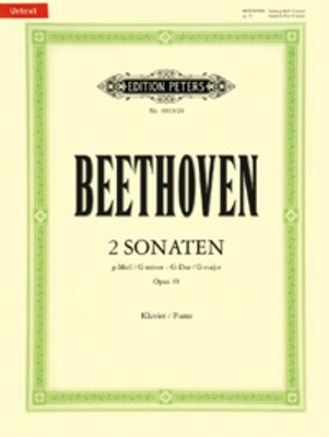 2 Sonatas Op. 49 No. 1 G Min Op. 49 No. 2 G - Ludwig van Beethoven - Piano Edition Peters Piano Solo