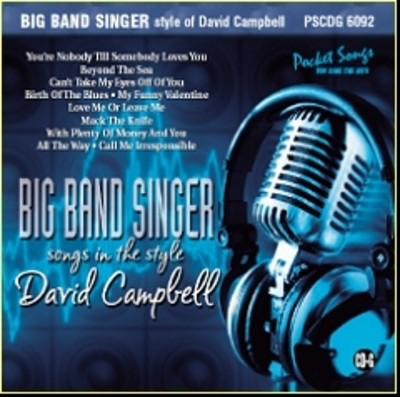 Sing The Hits David Campbell Big Band Singer -