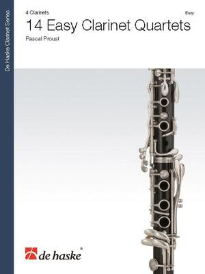 14 Easy Clarinet Quartets - Pascal Proust - Clarinet De Haske Publications Clarinet Quartet Score/Parts