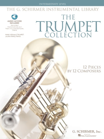 Trumpet Collection: Intermediate Level - Trumpet/Audio Access Online/Piano Accompaniment Schirmer 50486145