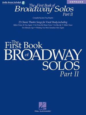 The First Book of Broadway Solos - Part II - Soprano Edition - Various - Vocal Hal Leonard /CD