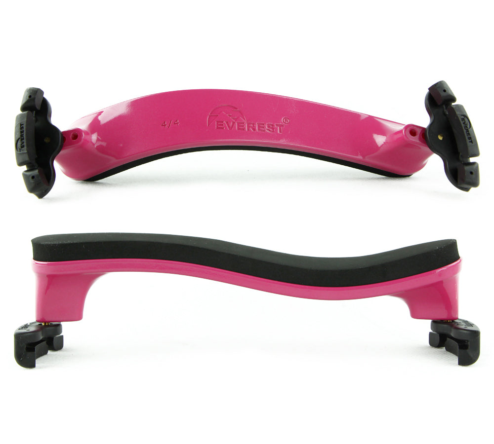 Everest Spring Collection Violin Shoulder Rest Hot Pink 1/4-1/10