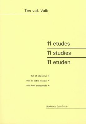 Eleven Studies - Ton van der Valk - Flute|Treble Recorder Harmonia Flute Solo|Recorder Solo