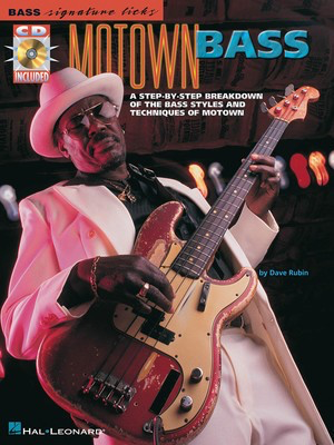 Motown Bass - Bass Guitar Dave Rubin Hal Leonard Bass TAB /CD