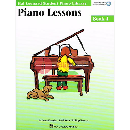 Hal Leonard Student Piano Library Piano Lessons Book 4 - Piano/Audio Access Online 298069