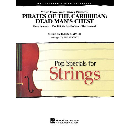 Pirates of the Caribbean Dead Man's Chest - String Orchestra Score Only by Ricketts Hal Leonard 4626321