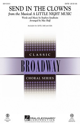 Send in the Clowns - (from A Little Night Music) - Stephen Sondheim - Mac Huff Hal Leonard ShowTrax CD CD