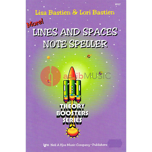 More Lines & Spaces Note Speller - Theory Boosters by Bastien Kjos KP27