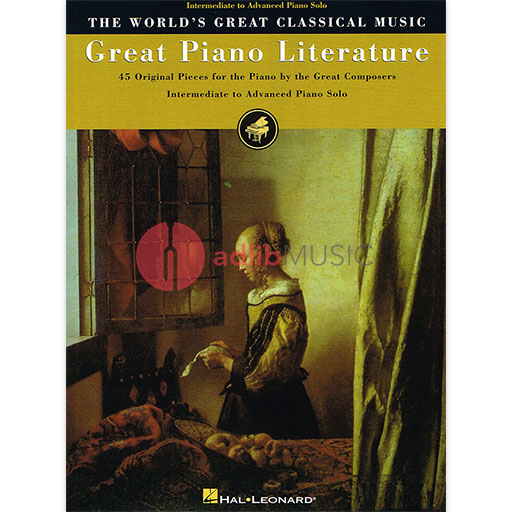 Great Piano Literature - Piano Solo Hal Leonard 310302