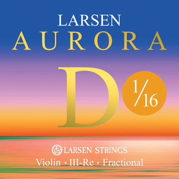 Larsen Aurora Violin D String 1/16 Size Medium