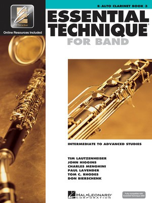 Essential Technique For Band Bk3 Alto Clar Eei - Eb Alto Clarinet - Eb Alto Clarinet Various Hal Leonard /CD