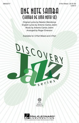 One Note Samba - (Samba de uma nota sí_) Discovery Level 3 - Antonio Carlos Jobim - Roger Emerson Hal Leonard VoiceTrax CD CD