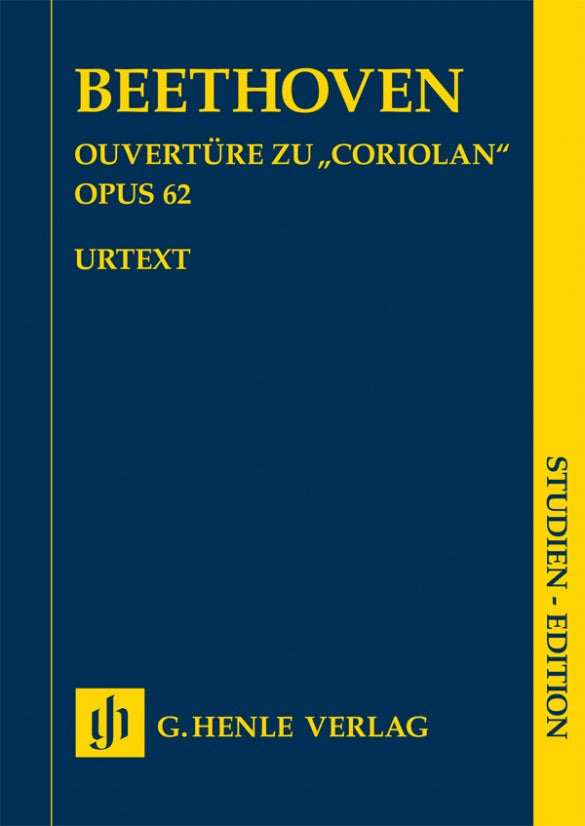 Beethoven - Coriolan Overture Op62 - Study Score Henle HN9042