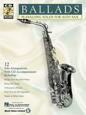 Ballads - Play-Along Solos for Alto Sax - Various - Alto Saxophone Hal Leonard Saxophone Solo /CD