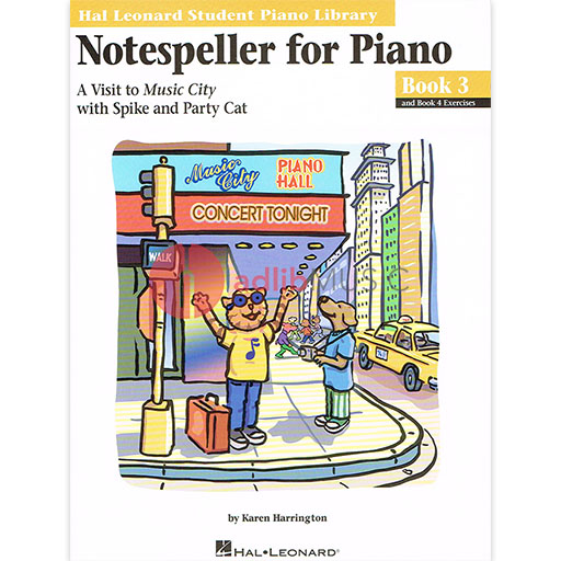 Notespeller for Piano Book 3 - Piano by Harrington Hal Leonard Student Piano Library 298068