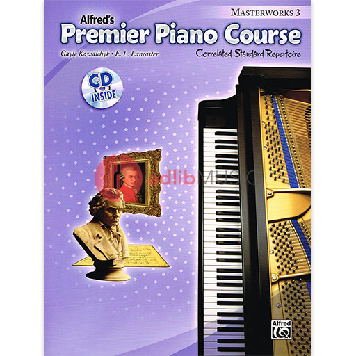 Alfred's Premier Piano Course Masterworks 3 - Piano/CD by Kowalchyk/Lancaster Alfred 40513