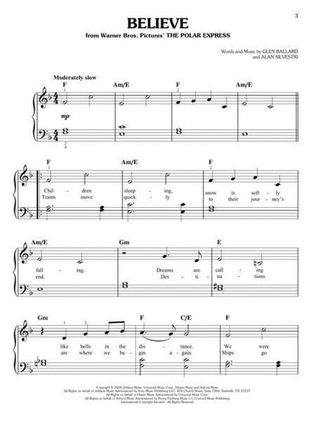 Christmas Songs in Easy Keys - Easy Piano - Hal Leonard