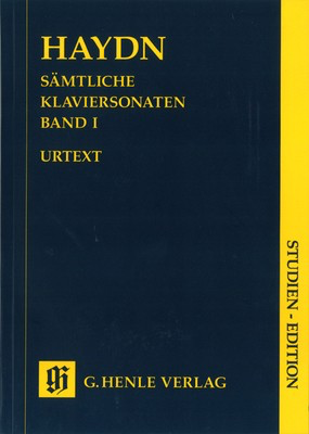 Piano Sonatas Complete Vol. 1 - Study Score - Joseph Haydn - Piano G. Henle Verlag Study Score Score