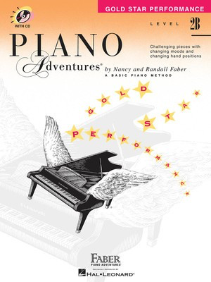 Piano Adventures Level 2B - Gold Star Performance with CD