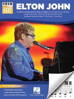 Elton John - Super Easy Songbook - Easy Piano - Hal Leonard