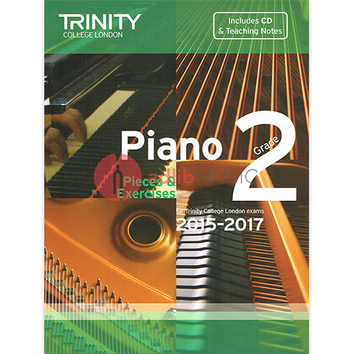 Trinity Piano Exam Pieces 2015-17 Grade 2 - Piano/CD Trinity TCL012821