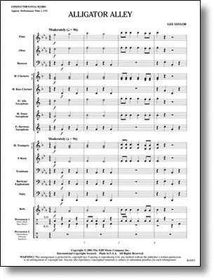 Alligator Alley - Les Taylor - FJH Music Company Score/Parts