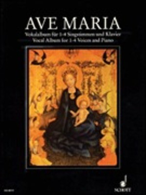 Ave Maria Vocal Album 1 To 4 Voices And Piano -