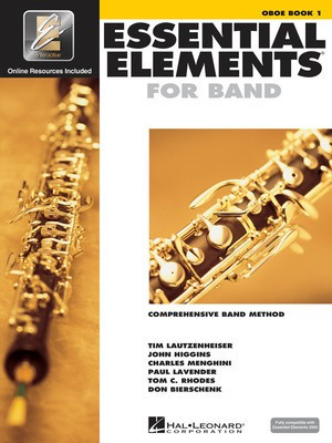 Essential Elements for Band Book 1 - Oboe/EEi Online Resources by Menghini/Bierschenk/Higgins/Lavender/Lautzenheiser/Rhodes Hal Leonard 862567