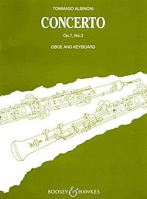 Albinoni - Concerto Bbmaj Op7/3 - Oboe/Piano Accompaniment Boosey & Hawkes BH2200091