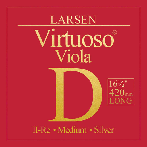 Larsen Virtuoso Viola, D (Med), Extra Long (42cm Vibrating String)