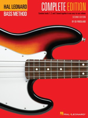 Hal Leonard Electric Bass Method - Complete Edition - Contains Books 1, 2, and 3 Bound Together in One Easy-to-Use Volume - Bass Guitar Ed Friedland Hal Leonard Bass TAB