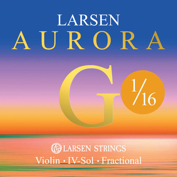 Larsen Aurora Violin G String 1/16 Size Medium