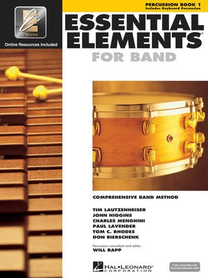 Essential Elements for Band Book 1 - Percussion or Keyboard/EEi Online Resources by Menghini/Bierschenk/Higgins/Lavender/Lautzenheiser/Rhodes Hal Leonard 862582