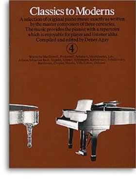 Classics To Moderns Book 4 - Agay - Yorktown - Piano