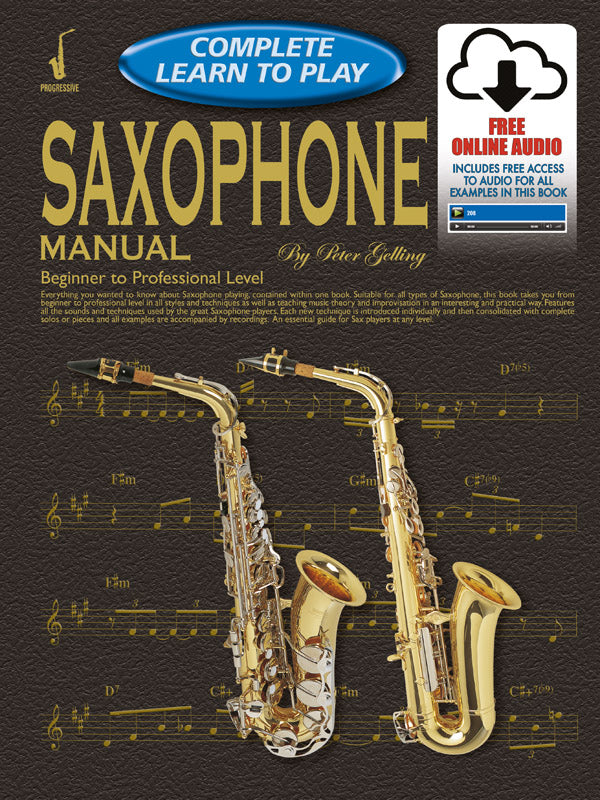 Complete Learn to Play Saxophone Manual Bk/2CD