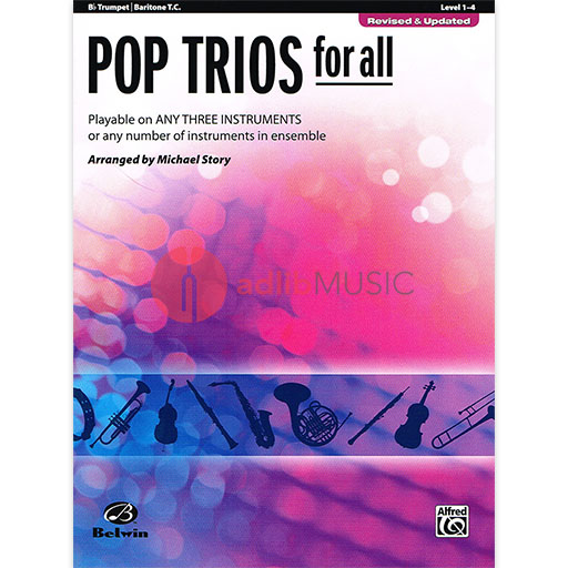 Pop Trios for All - Trumpet Trio by Story Alfred 30702