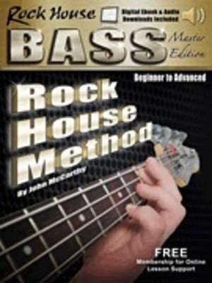 Rock House Bass Guitar Master Edition Complete - Beginner - Advanced - Bass Guitar John McCarthy Rock House Sftcvr/Online Media