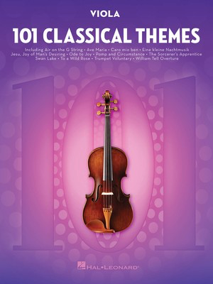 101 Classical Themes - Viola - Hal Leonard 155324