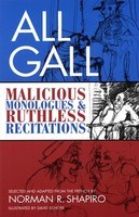 All Gall: Malicious Monologues & Ruthless Recitations - Paperback Book - Applause Books