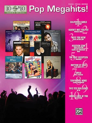 Pop Megahits - 10 for 10 Sheet Music Series - Alfred Music Piano, Vocal & Guitar