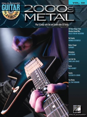 2000s Metal Guitar - Guitar Play-Along Volume 50 - Guitar Hal Leonard Guitar TAB with Lyrics & Chords /CD