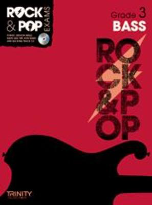 Rock & Pop Exams: Bass - Grade 3 - Book with CD - Bass Guitar Trinity College London /CD