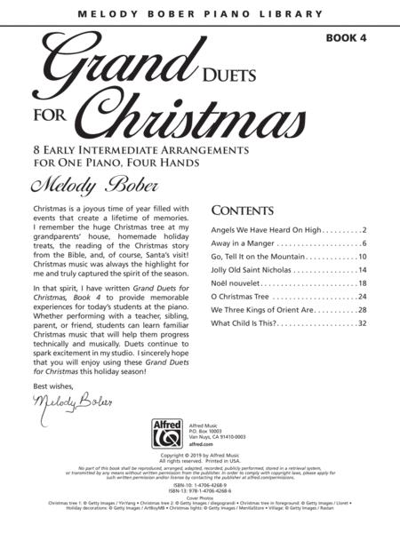 Grand Duets for Christmas Book 4 - Piano Duet - Alfred