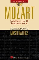 Symphony No. 40 in G Minor/Symphony No. 41 in C Major - Score & Sound Masterworks - Wolfgang Amadeus Mozart - Hal Leonard Study Score Score/CD