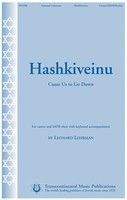 Hashkiveinu - Cause Us to Lie Down - Leonard Lehrman - SATB Transcontinental Music Choral Score Octavo