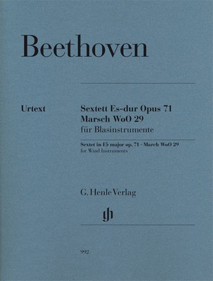 Sextet Op. 71 E Flat and March WoO 29 Parts - Ludwig van Beethoven - G. Henle Verlag Parts