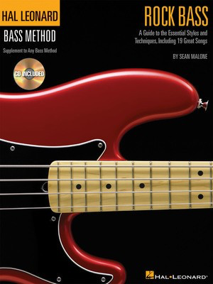 Rock Bass - Hal Leonard Bass Method Stylistic Supplement - Bass Guitar Sean Malone Hal Leonard Bass TAB /CD