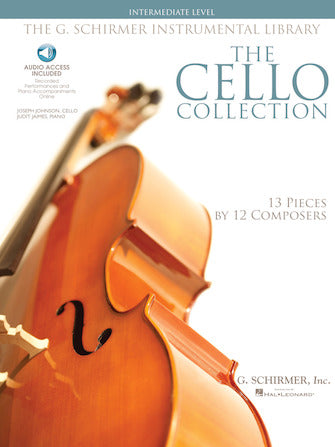 Cello Collection Intermediate 13 Pieces - Cello/Audio Access Online/Piano Accompaniment Schirmer 50486141