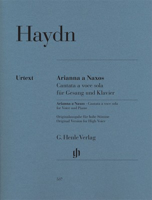 Arianna A Naxos Cantata Hob 26B No 2 Vce/Pno - Joseph Haydn - Classical Vocal G. Henle Verlag