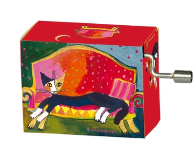 Fridolin Music Box Plays Eine Kleine Nachtmusik by Mozart Image Resting Place by Rosina Wachtmeister